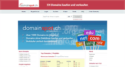 Desktop Screenshot of domainspot.ch